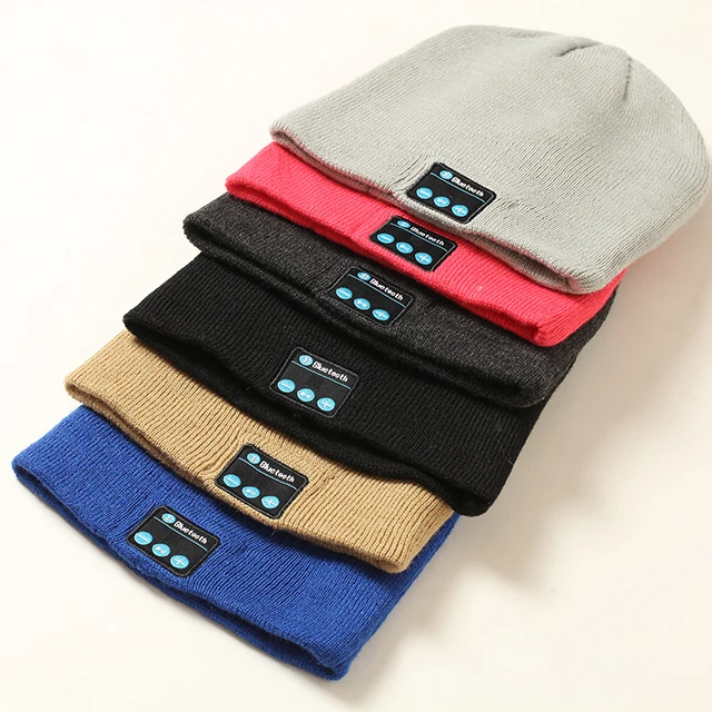 Wireless Blue tooth Music Headband Magic Earphone MIC Hat Man Women Hands-free Music Sports Phone Call Answer Ears-free Headwear