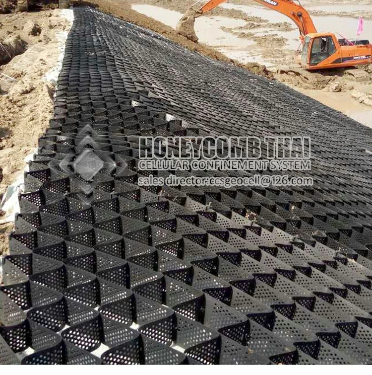
geoceldas plastic geocell for slope protection 