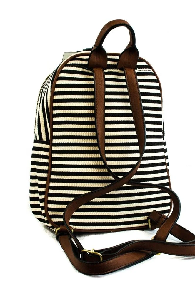 CFP B138 Stcoked Embroidery Stripe Canvas Women Aztec Backpack