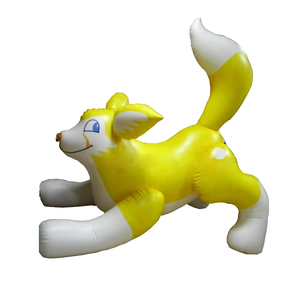 
Yellow PVC Inflatable Husky Dog Animals Pool Toy 