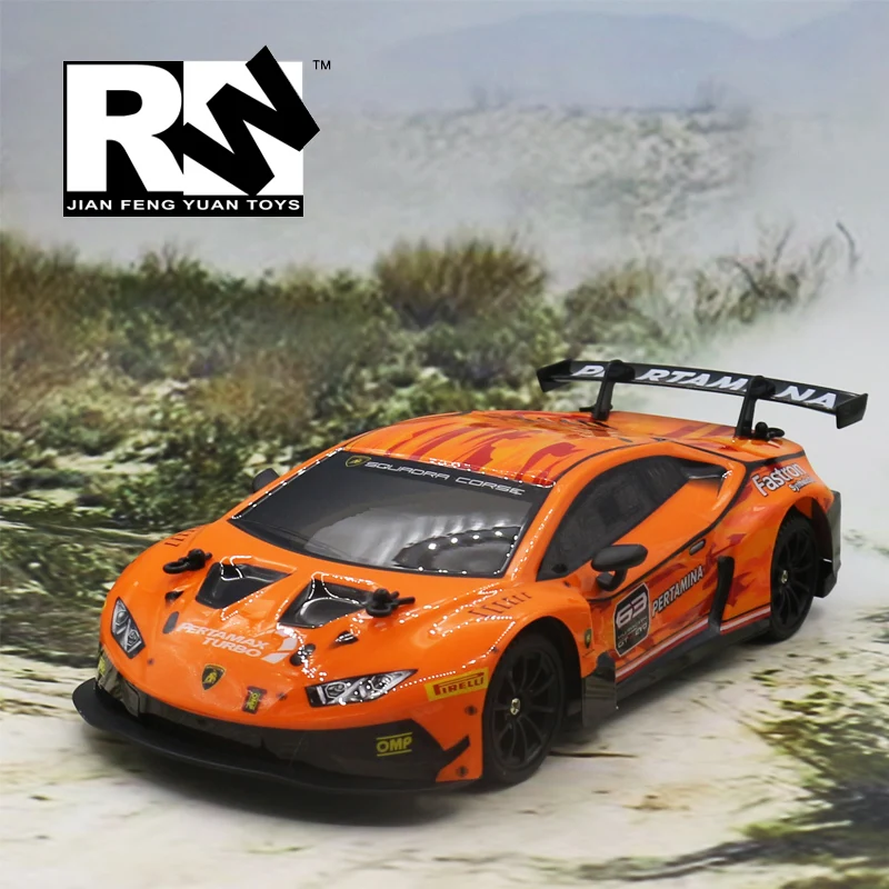  RW игрушки Горячая Распродажа Rc гоночный автомобиль детские 1 16 Дрифт LAMBORGHINI HURACAN GT3 с дистанционным управлением 6616 м радиоуправляемая модель батарея 1:16