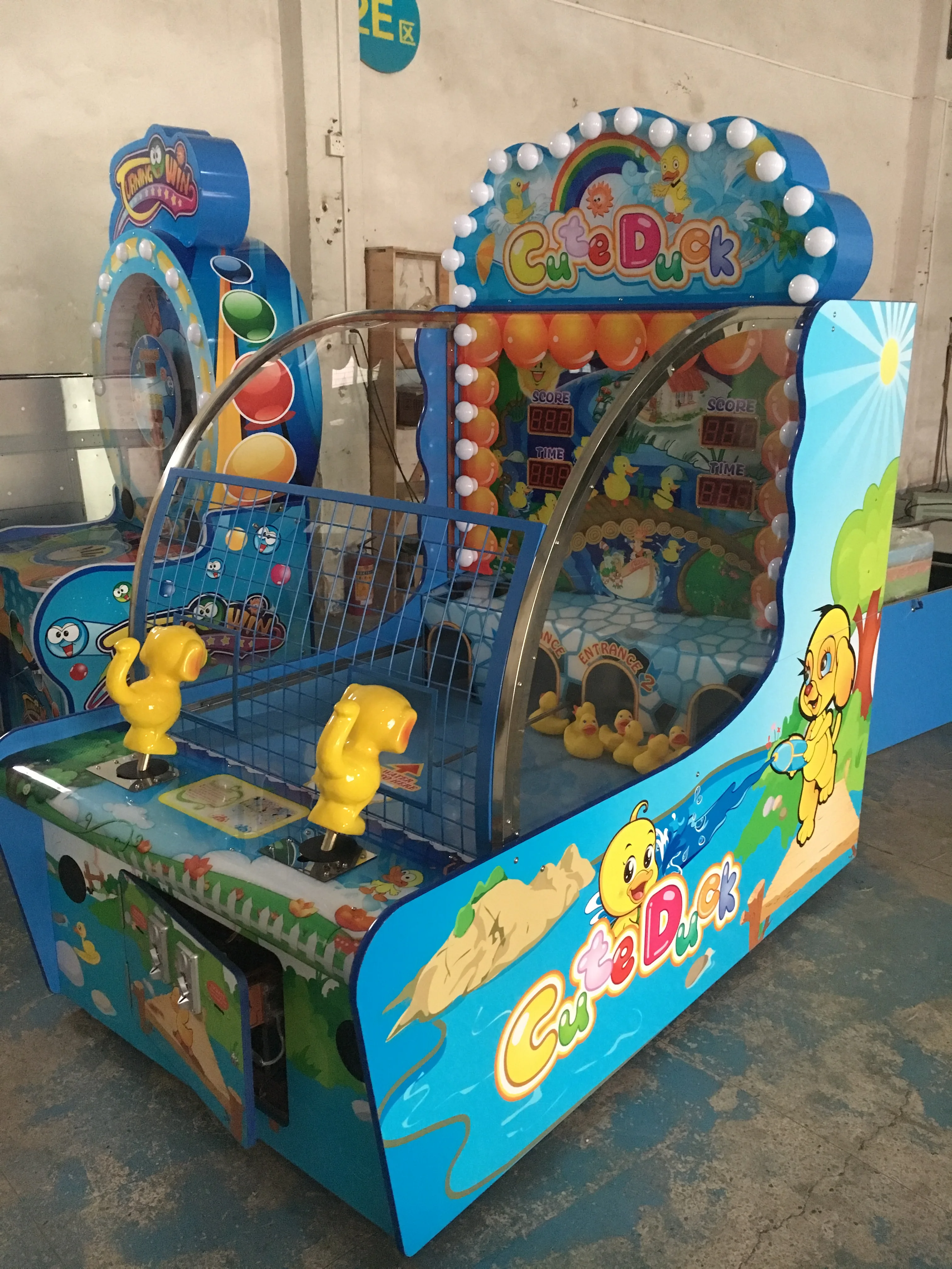Новые монетные аркадные игры для помещений спортивные аттракционы высокая прибыль милая утка детские игровые автоматы водной стрельбы на продажу