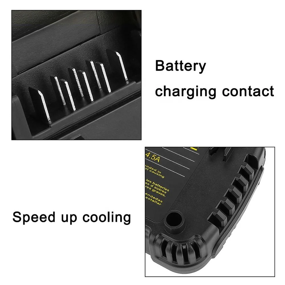 Fast Charger 4.5A 10.8 to 20V Battery Charger For Dewalt Battery DCB105 DCB201 DCB204 Manufacturer
