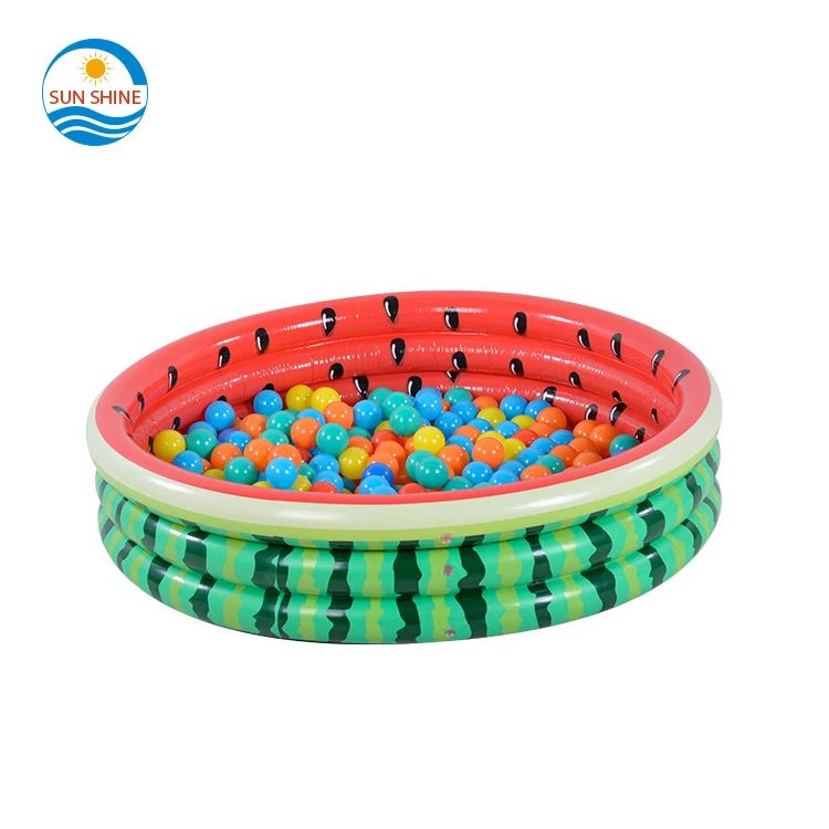 Крытый наружный детский надувной бассейн из ПВХ с 3 кольцами