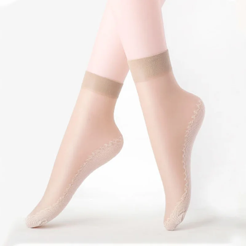 anti slip short stockings thin silk  ankle socks