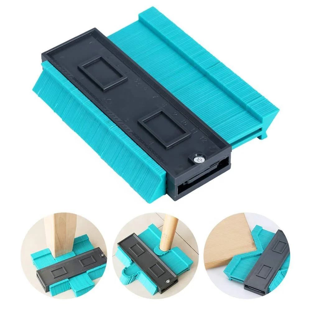 
High Accuracy Outline Gauge Tool Profile Contour Gauge Duplicator Tile Contour Gauge 