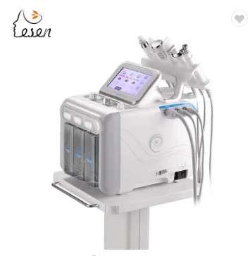 2021 Hot Sale !!!!! H2O2 6 in 1 facial hydro dermabrasion equipment with 1 years warranty