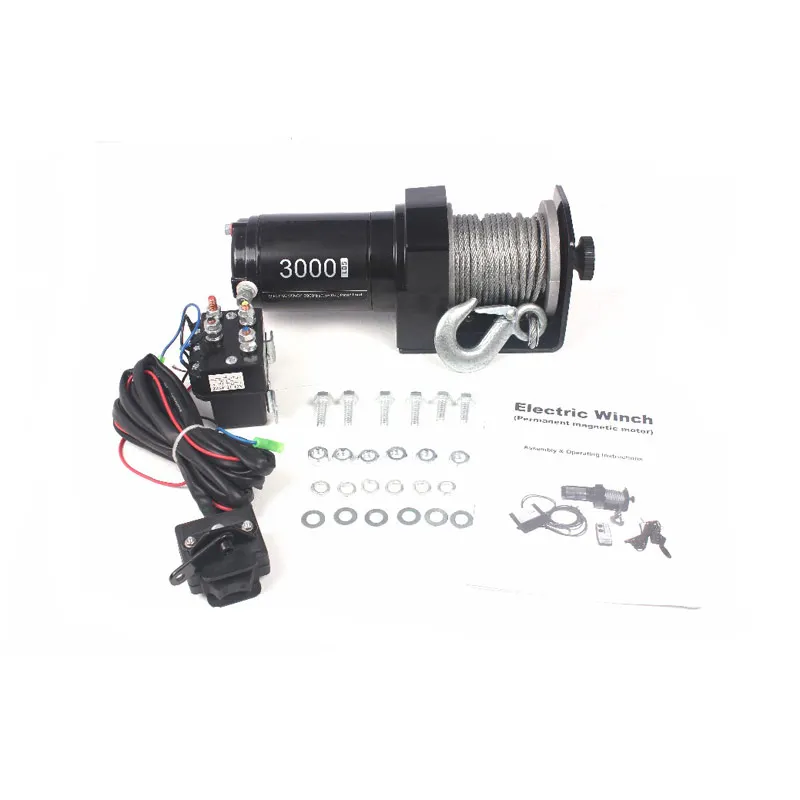 
2000lbs Electric mini winch 12 volt 