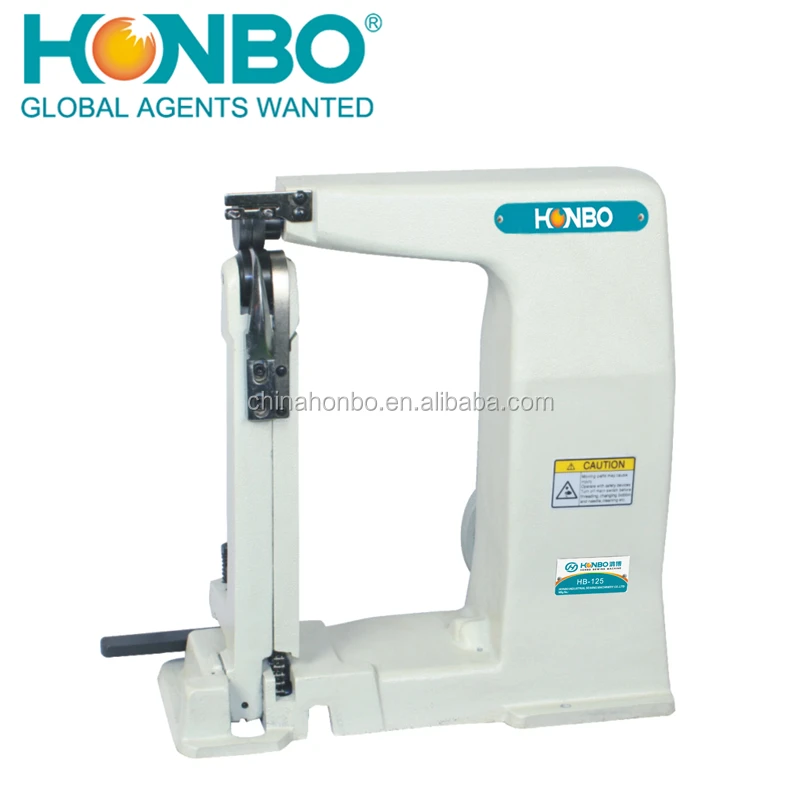 HB-125 upper and lower shoe wheel foot and leather bag seam opening tape attaching sewing machine