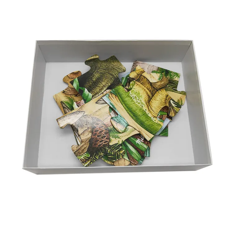 Wholesale MDF 48 big pieces kids dinosaur floor jigsaw puzzle custom dragon puzzle games for children