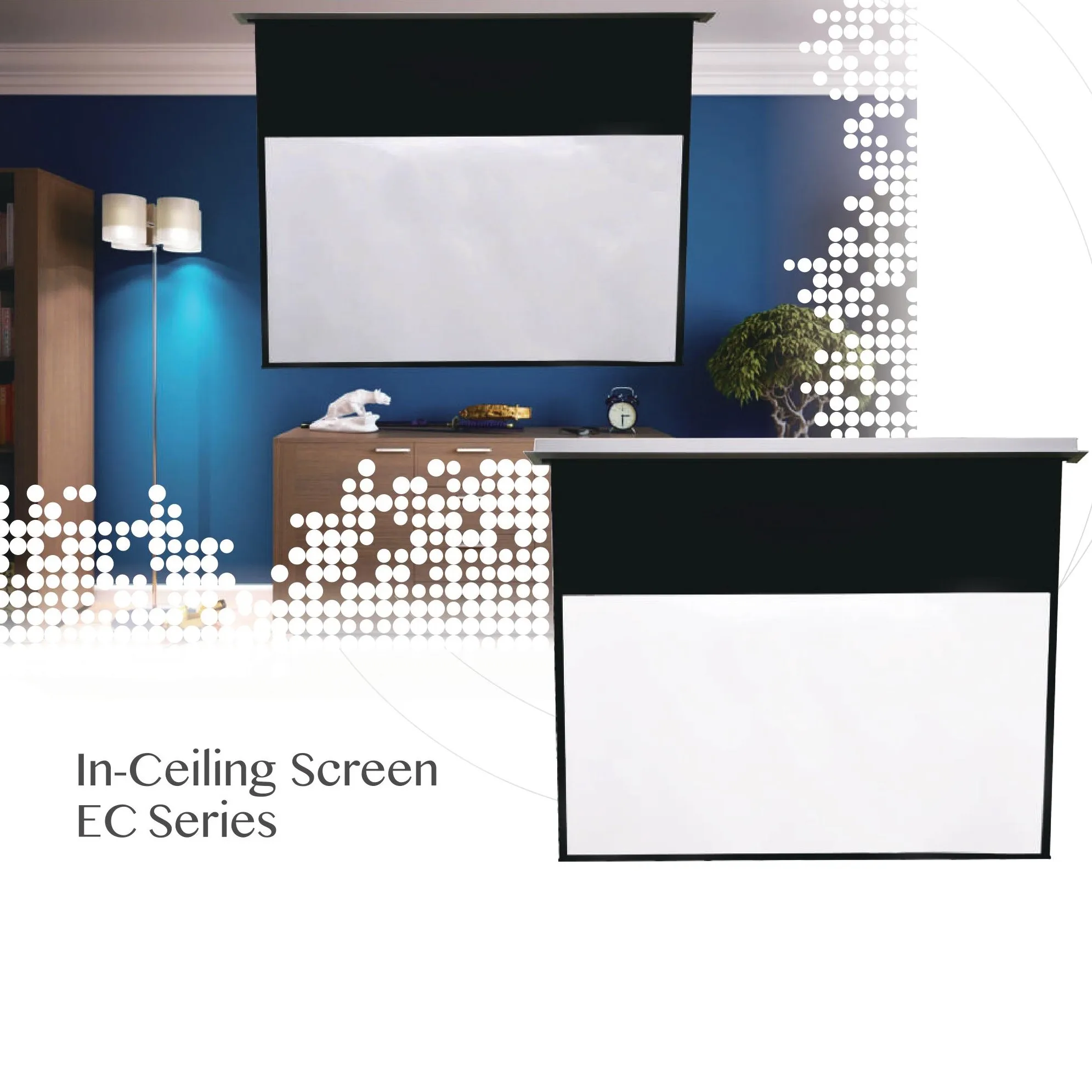 Economical Double Sided Projection Screen