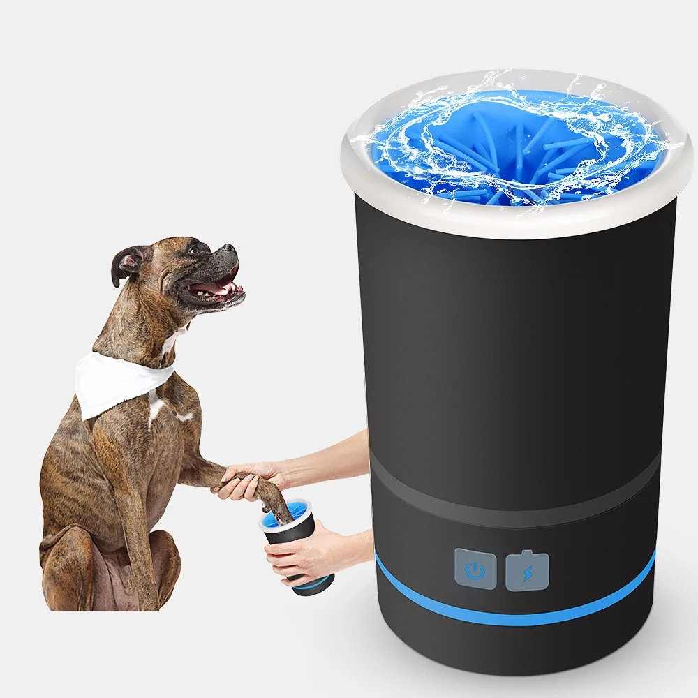 
Soft silicone USB rechargeable automatic pet cleaner portable pet paw washer for dogs 70146006 