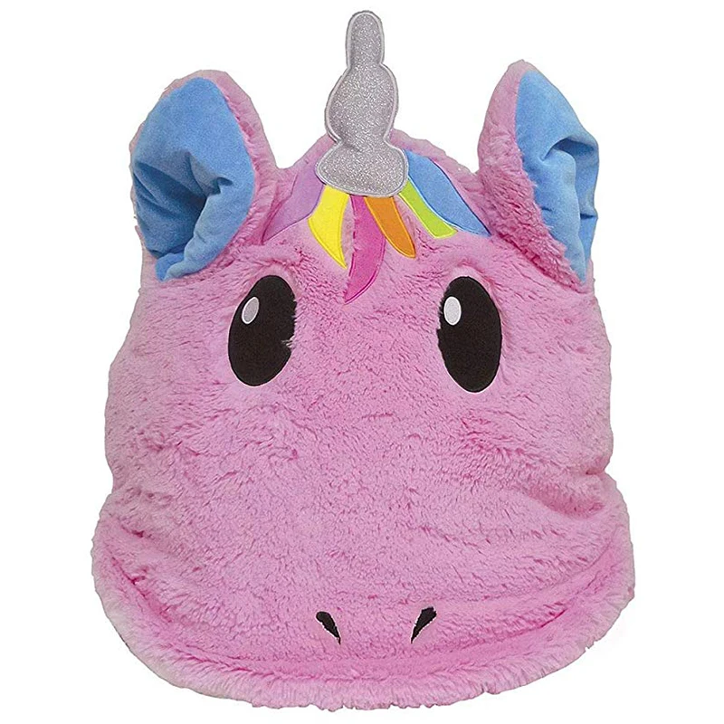 
Cartoon Furry Plush Fleece Zippered Unicorn Baby Sleeping Bag for Kids 