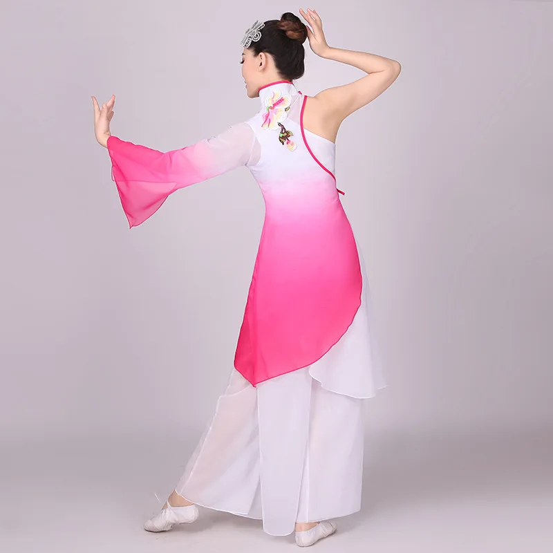 2019 New National Dance Performance Wear Classic Adult Female Elegant Chinese Folk Costume