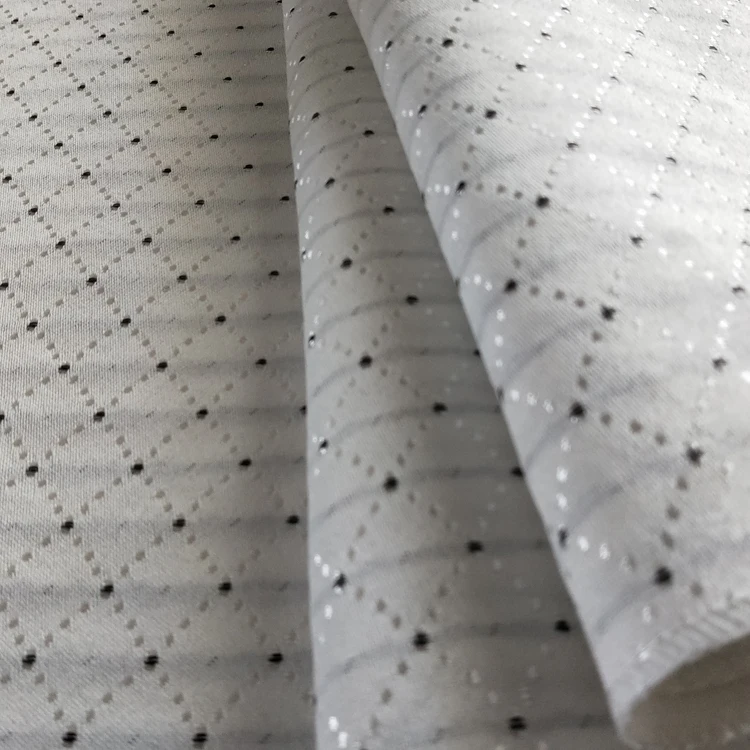 Diamond white microfiber non woven polyester bed sheet fabric