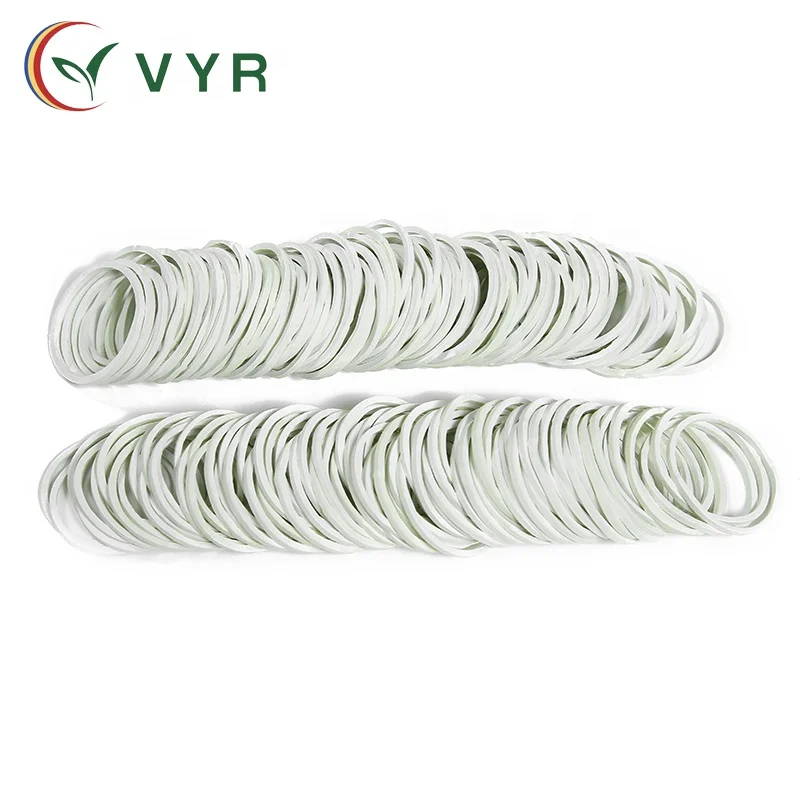 Wholesale environmental protection rubber band white apron factory direct rubber products