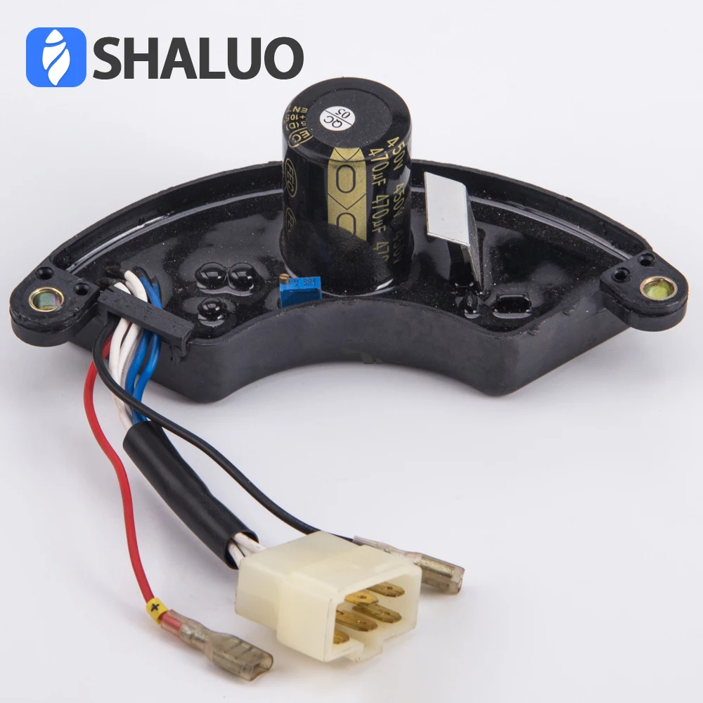 Трехфазный 5kw бензин avr Автоматический регулируемый напряжение Регулятор бензиновый генератор стабилизатор 7 проводов 5KW AVR