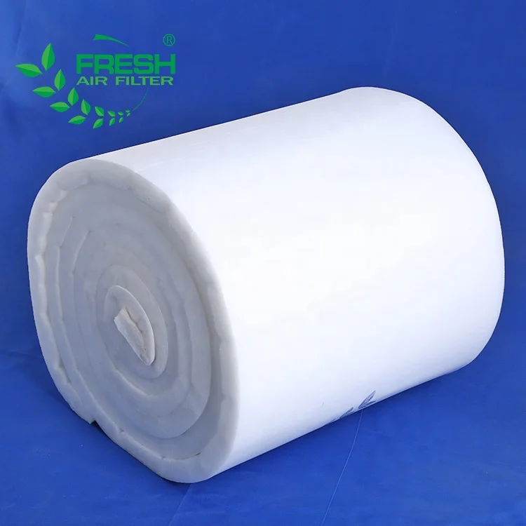 F6/EU6 FRS-680G для красильной низкое сопротивление и гибкость полиэстер потолочный фильтрующий материал