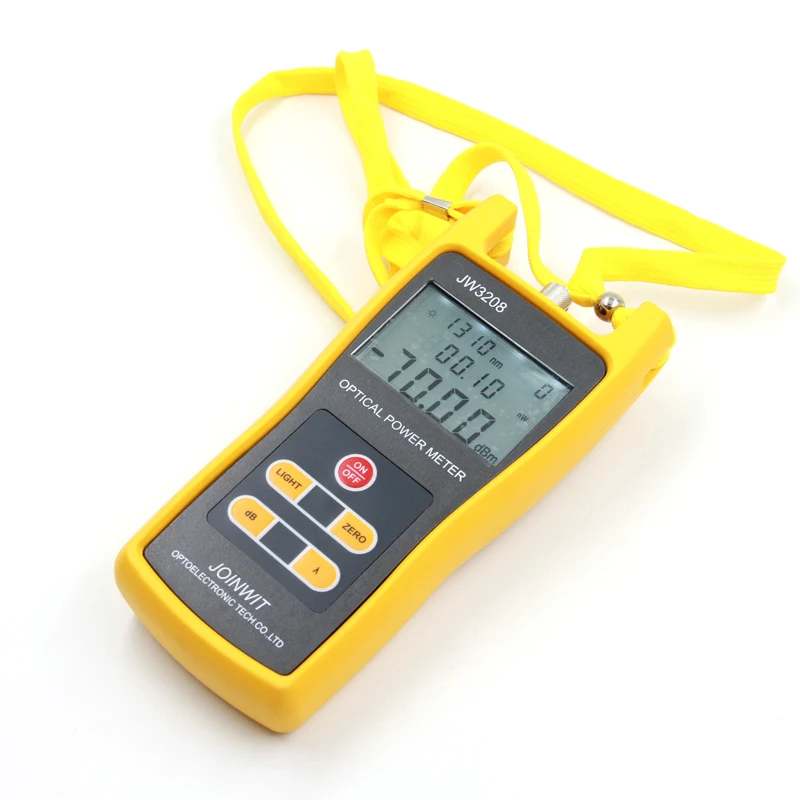 Optical Power Meter Joinwit JW3208A Portable Handheld Optical Power Meter with FC SC ST Connector