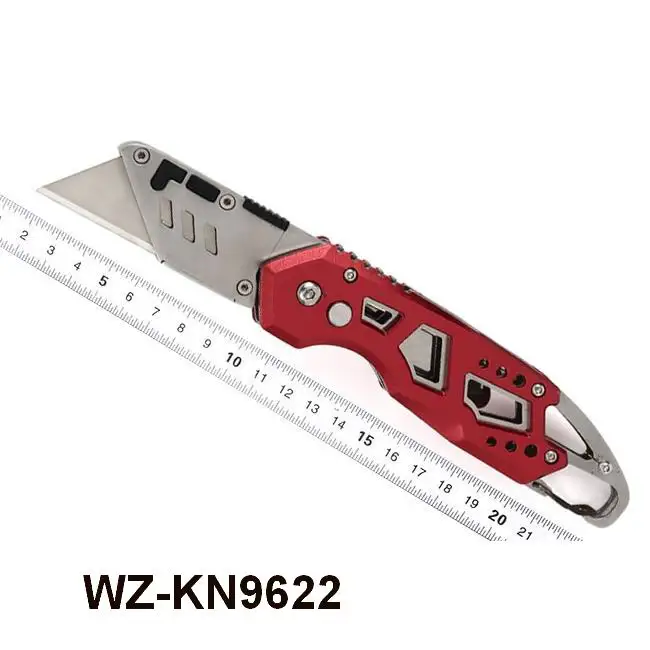 stainless steel material type professional camping survival folding pocket paper craft knife