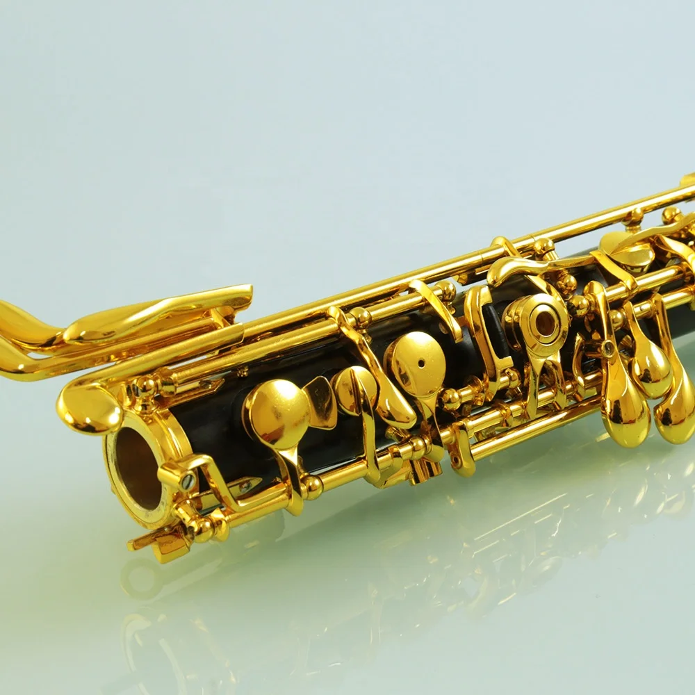 ROFFEE V8 Professional Performance Level Ebony Body Full Automatic Gold Plated Oboe