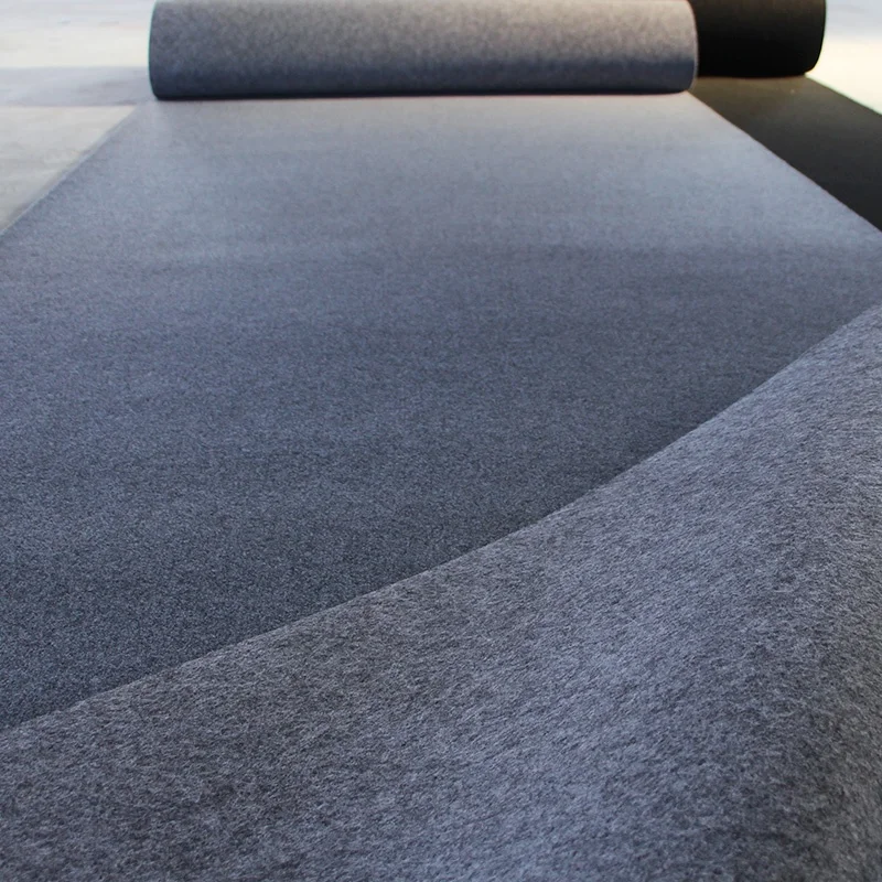 grey velour exhibition Carpet used in fairs 4mm-7mm thick