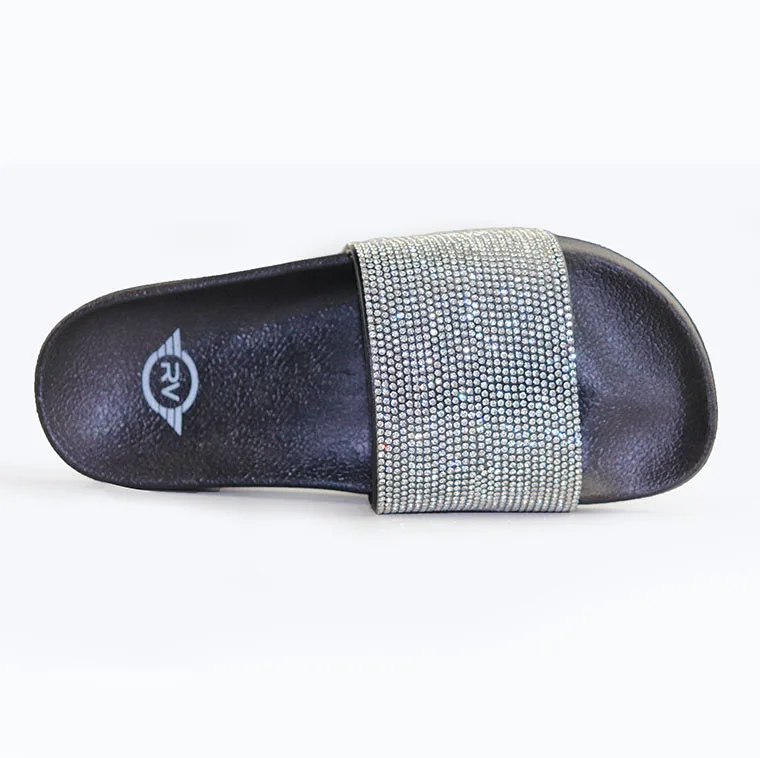Women PVC Slippers outdoor Diamond Sandal  Cheap a flip flops