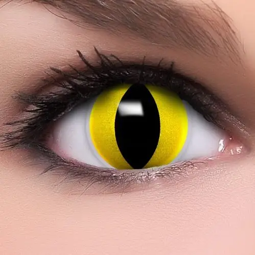 Meetone Crazy Cosplay Аниме ежегодные мягкие контактные линзы для Хэллоуина