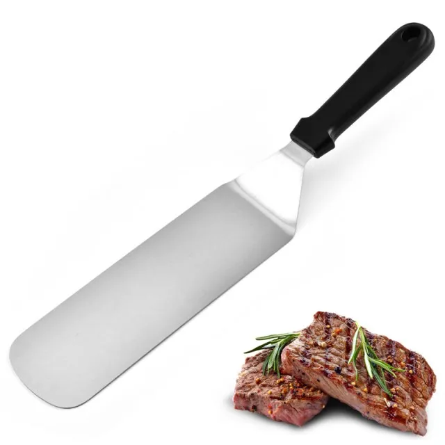 Твердый Тернер из нержавеющей стали с пластиковой ручкой 19,2x7,2 см лезвие