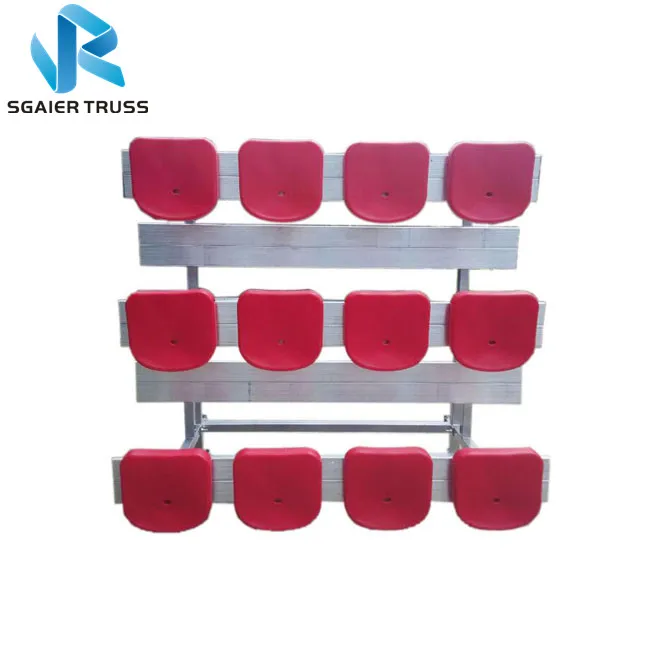 Factory price bleacher with plastic seat bleachers bleacher chair