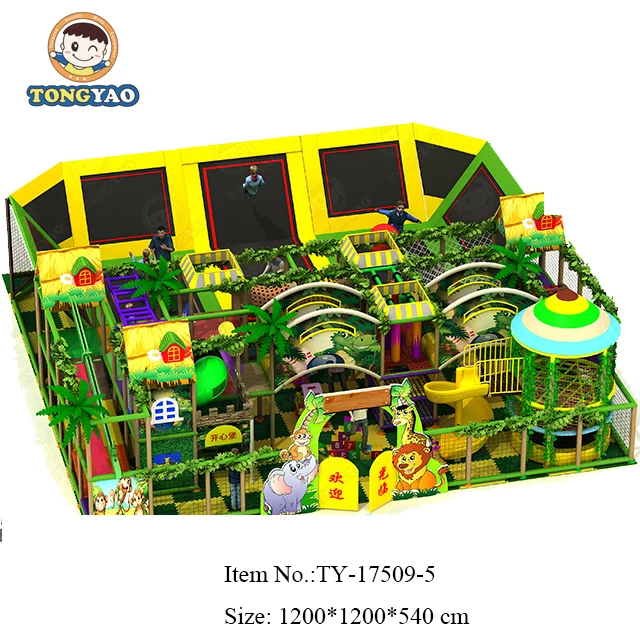 Free Customer Design Children Jungle Dinosaur Theme Playground Inflatable Naughty Castle For Kids
