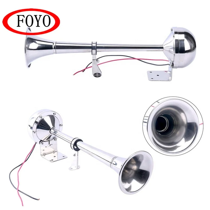 Foyo Marine Parts & Accessories 316 Stainless Steel Electro Magnetic Boat Horn Single