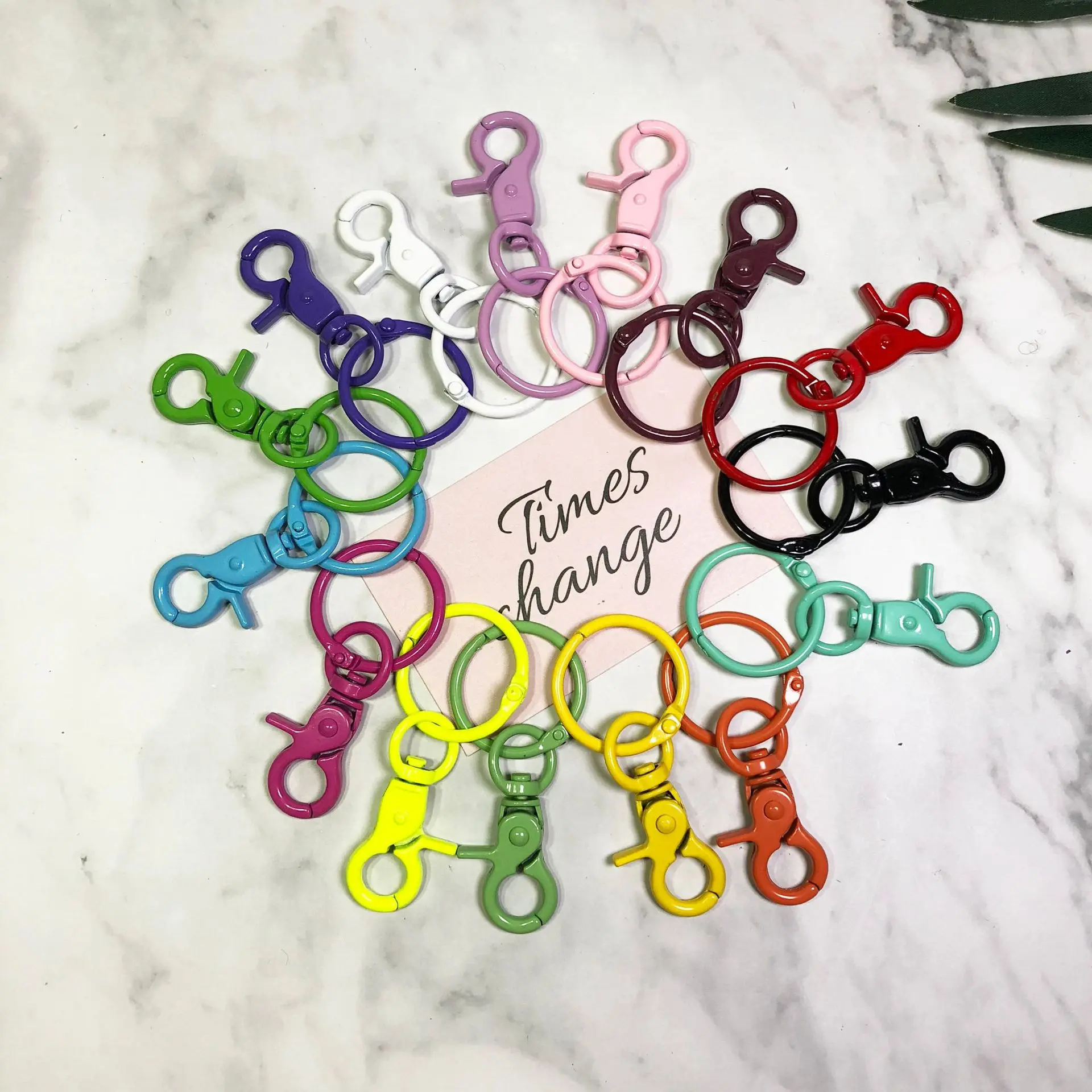 ShuoKe Crafts E-coating Paint Trigger Snap Hook with Snap Ring