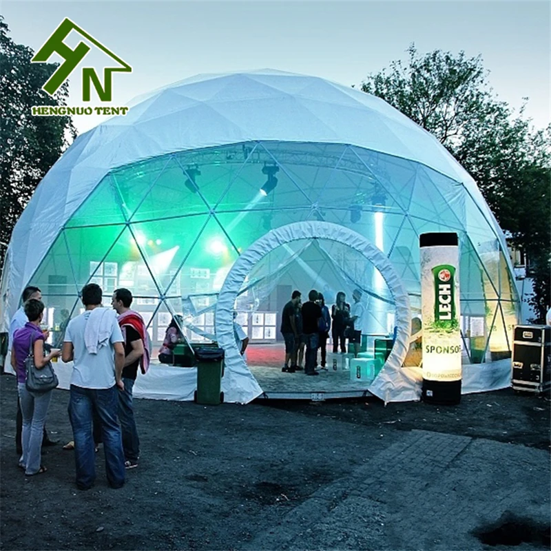 40m outdoor big white marquee circus dome roof double decker tent for wedding