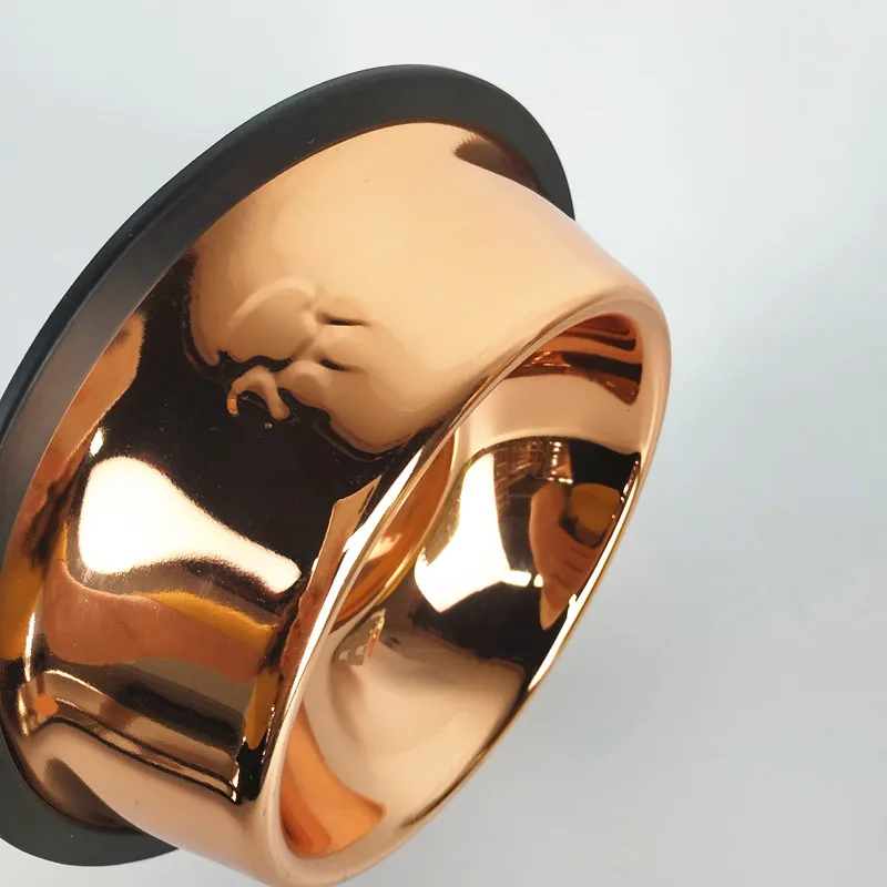 High Quality Gold Rose Copper Pet Bowls Hot Sale Unique Design Stainless Steel Copper Dog Bowl