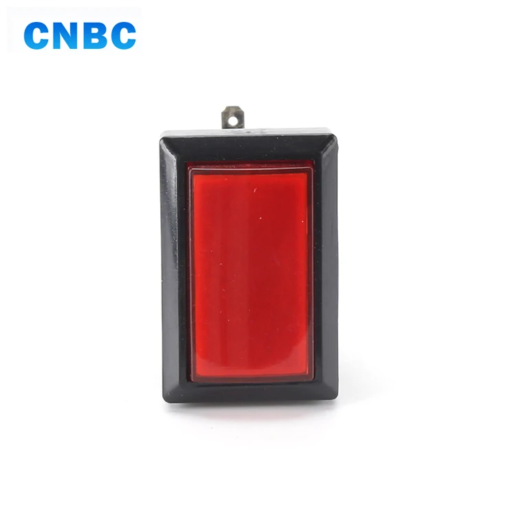 Заводской 16 А 250 В переменного тока 24 мм кнопочный игровой автомат для аркадных игр прозрачный маленький квадратный кнопочный переключатель для аркадных игр