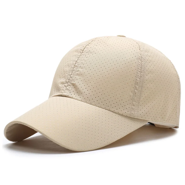 
Custom High Quality 100% Polyester Summer Cool Running Golf Hats Baseball Cap 