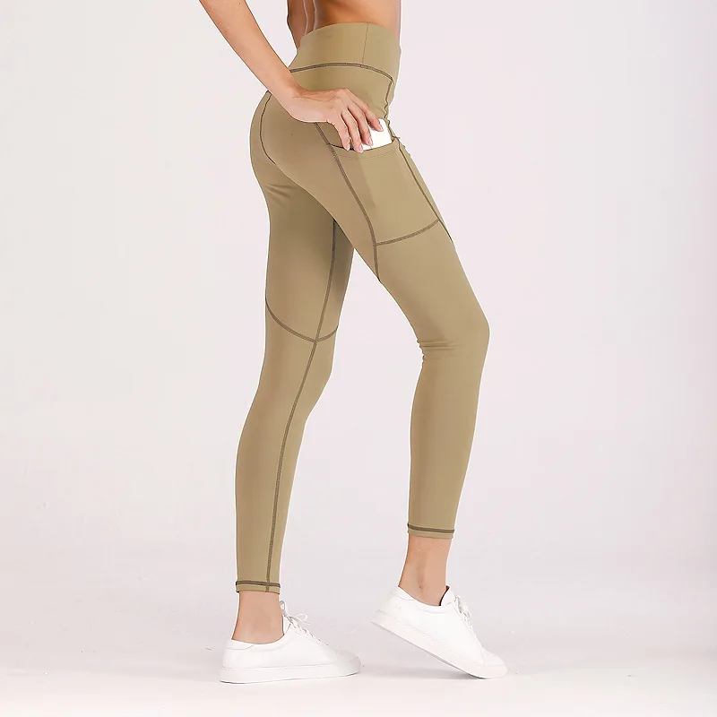 Women Tummy Control Gym Tights High Waist Sport Legging Fitness Running Pants