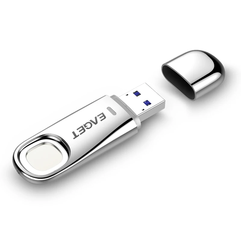 EAGET 32/64 GB отпечатков пальцев флешки USB3.0 флэш-диск Memory Stick для хранения ноутбука PC Flash drive