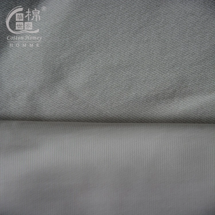 Ткань хлопок чесаный Твин-веревка для наряда органический флис ткань хлопок для подкладки