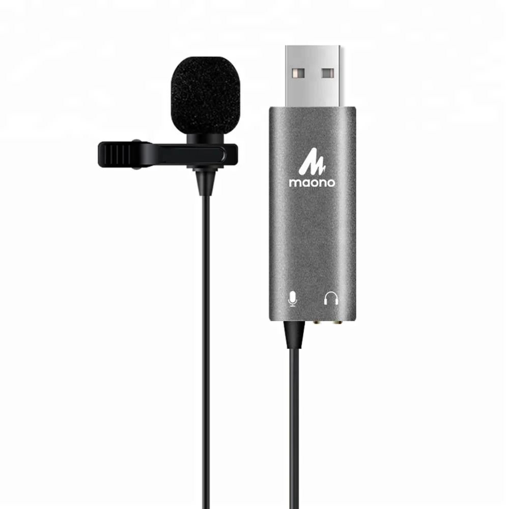 Низкая цена 2 м USB Lavaliver maono петличный микрофон