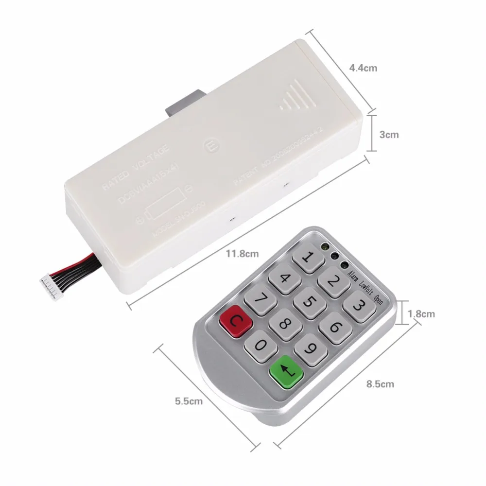 Недорогой замок из цинкового сплава с электронным паролем кодовая клавиатура для шкафа цифровой ящика