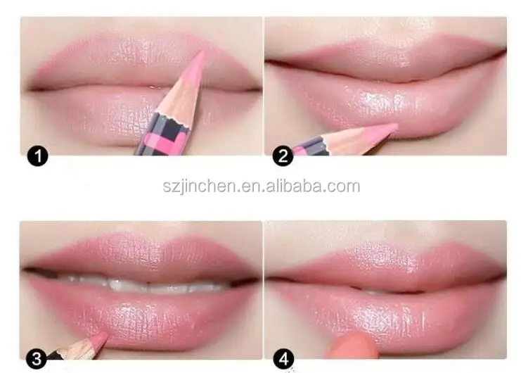 DHLFree shipping 600PCS M.n MENOW Brand Make Up True Lips 12Color Lip Liner Pencil Waterproof Professional Lip Liner