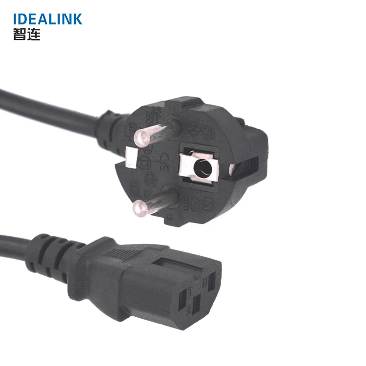 Высокое качество и конкурентоспособная цена 3 булавки pc кабель ЕС мощность шнур, ПВХ мощность шнуры для компьютера