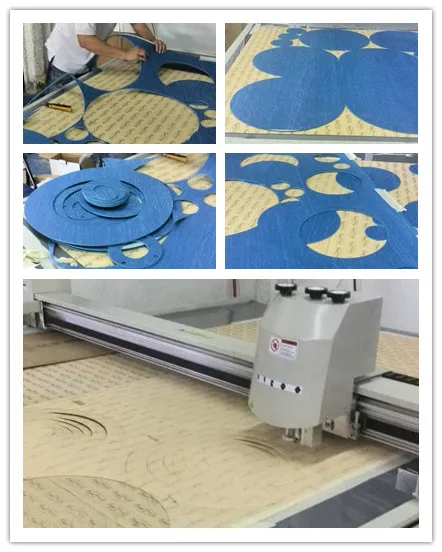 Non Paronite Gasket Composite Punched Sheet Working as Industrial Sealing Gasket