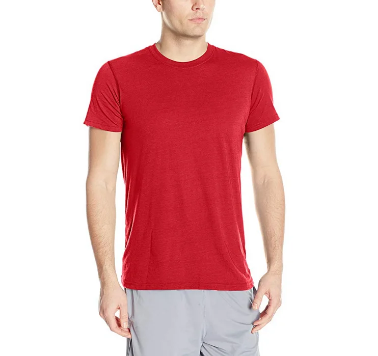 
Byval combed cotton Men plain color basic T shirt 