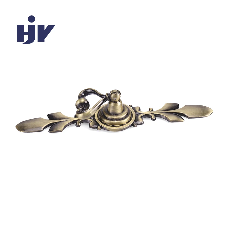 HJY durable cabinet pulls antique brass furniture handles