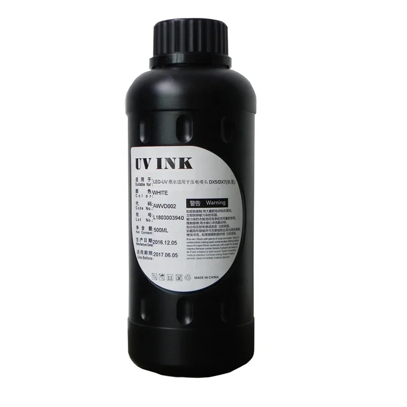 JETVINNER 2022 Competitive  A Grade Import UV Printer Ink Set 6 Colors Each Color 1000ml Per Bottle