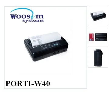 Woosim PORTI-W40 4 дюймов ручной android bluetooth получения принтер для телефона