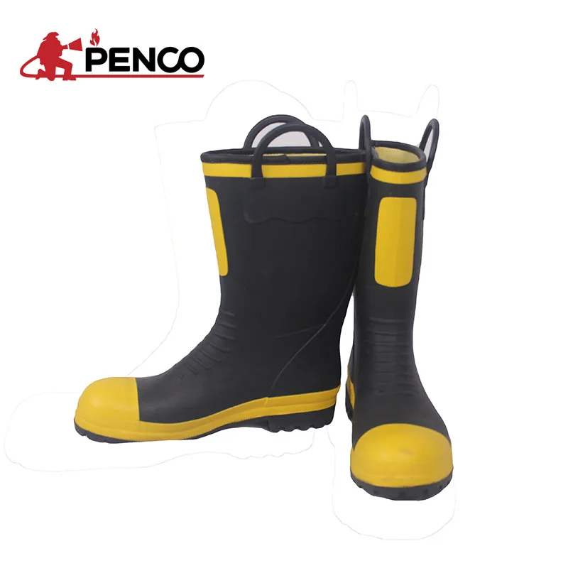 PENCO fire proof certified firefighter boots for fire fighting